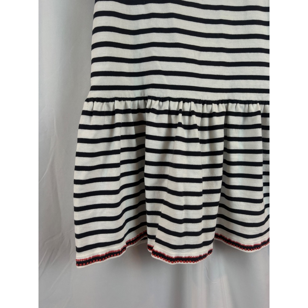 Kate Spade Broome Street Nautical Striped Embroidered Drop Waist‎ Dress XS - Picture 10 of 13
